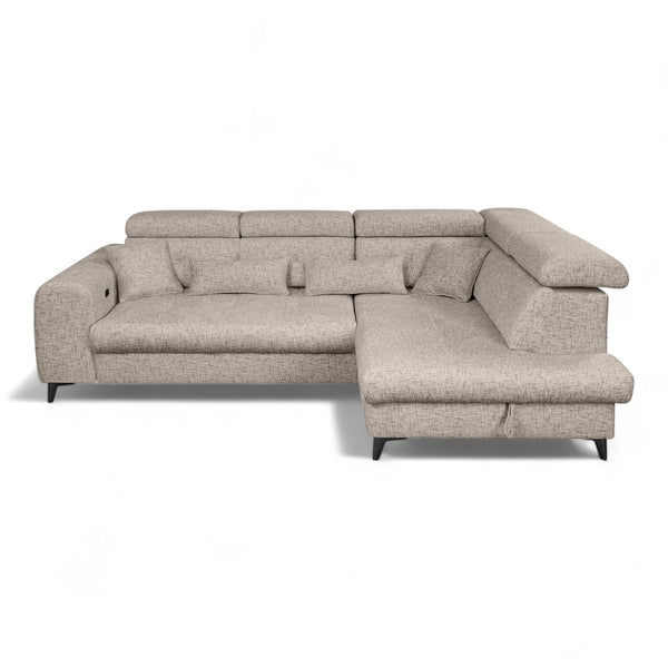 Hjørnesofa ELETRA med elektrisk skyvedel - Imo 10