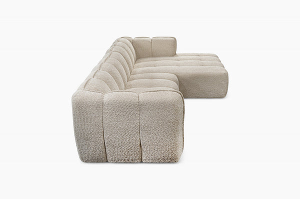 Sofa med sjeselong ELLA - Egon 26