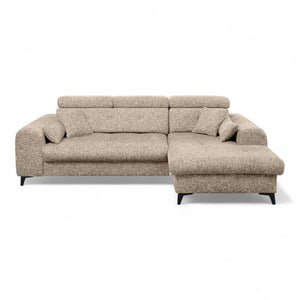 Sofa med sjeselong ELETRA med elektrisk skyvedel - Imo 10