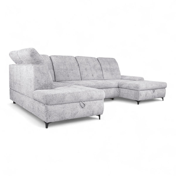 U-sovesofa BELLA - Coral 70 - Venstrevendt