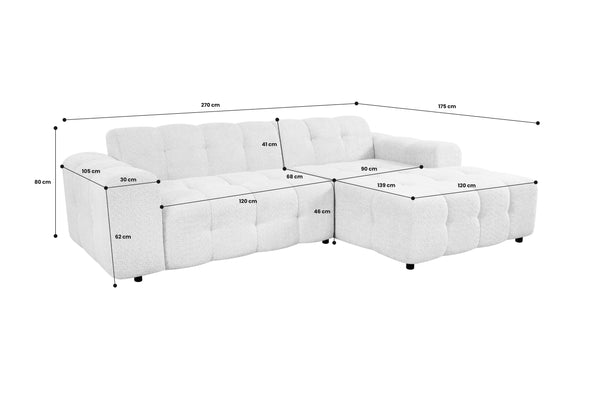 Hjørnesofa JUNO - Centaur 3