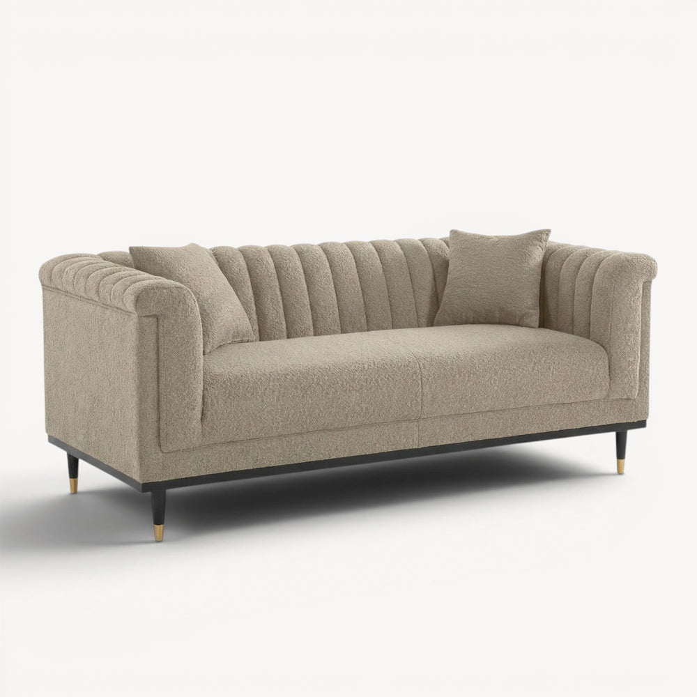 2 - seter sofa Chamby beige stoff - Sengero