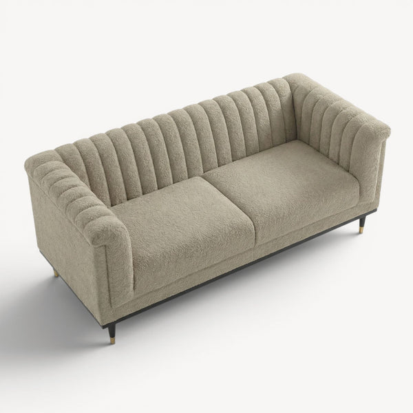 2 - seter sofa Chamby beige stoff - Sengero