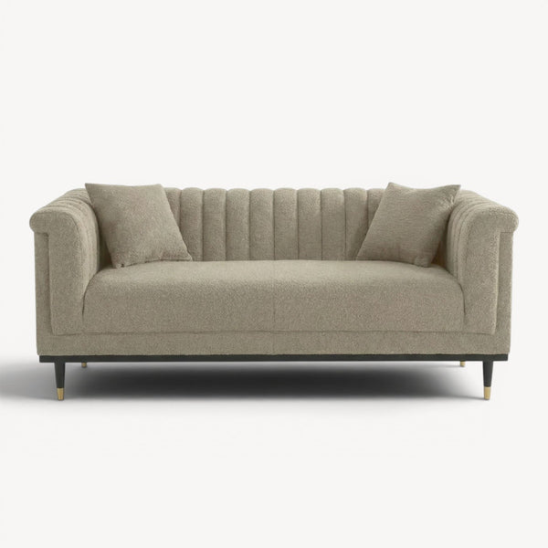 2 - seter sofa Chamby beige stoff - Sengero