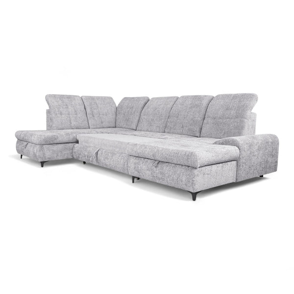 U-sovesofa BELLA - Coral 70 - Venstrevendt