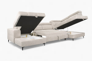U-sovesofa ASTI - Coral 50