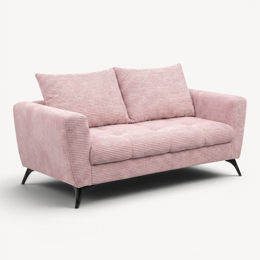 2,5 - seter sofa i rosa kordfløyel - Sengero