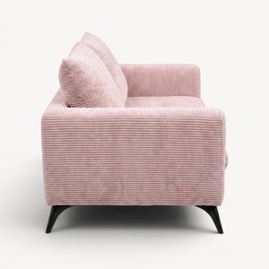 2,5 - seter sofa i rosa kordfløyel - Sengero