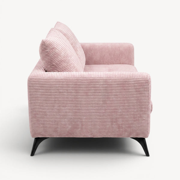 2,5 - seter sofa i rosa kordfløyel - Sengero