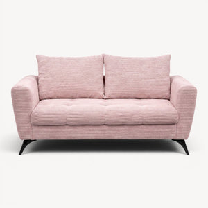 2,5 - seter sofa i rosa kordfløyel - Sengero
