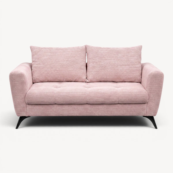 2,5 - seter sofa i rosa kordfløyel - Sengero
