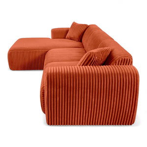 Sofa med sjeselong TAMARA - Velo 46