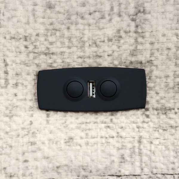 Hjørnesofa ELETRA med elektrisk skyvedel - Imo 10