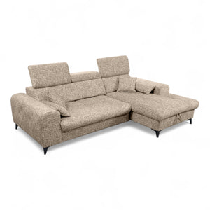 Sofa med sjeselong ELETRA med elektrisk skyvedel - Imo 10