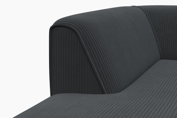 Modulsofa U-form MADEA - Poso - Anthrazit - Venstre sjeselong