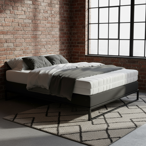 Vendbar madrass Gelstar - 20 cm høyde - Medium/Hard