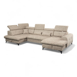 U-sofa ELETRA med elektrisk skyvedel - Imo 10