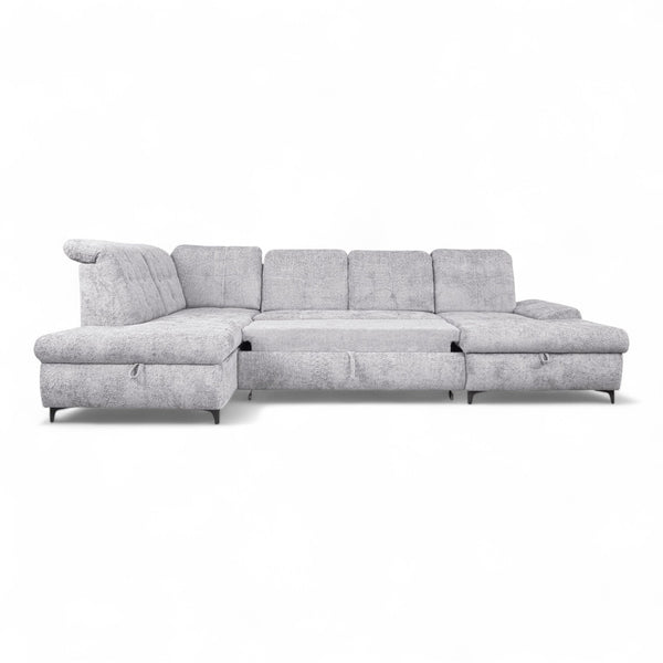 U-sovesofa BELLA - Coral 70 - Venstrevendt