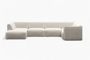 Modulsofa U-form MADEA - Poso - Beige