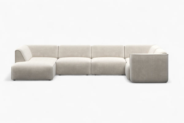 Modulsofa U-form MADEA - Poso - Beige