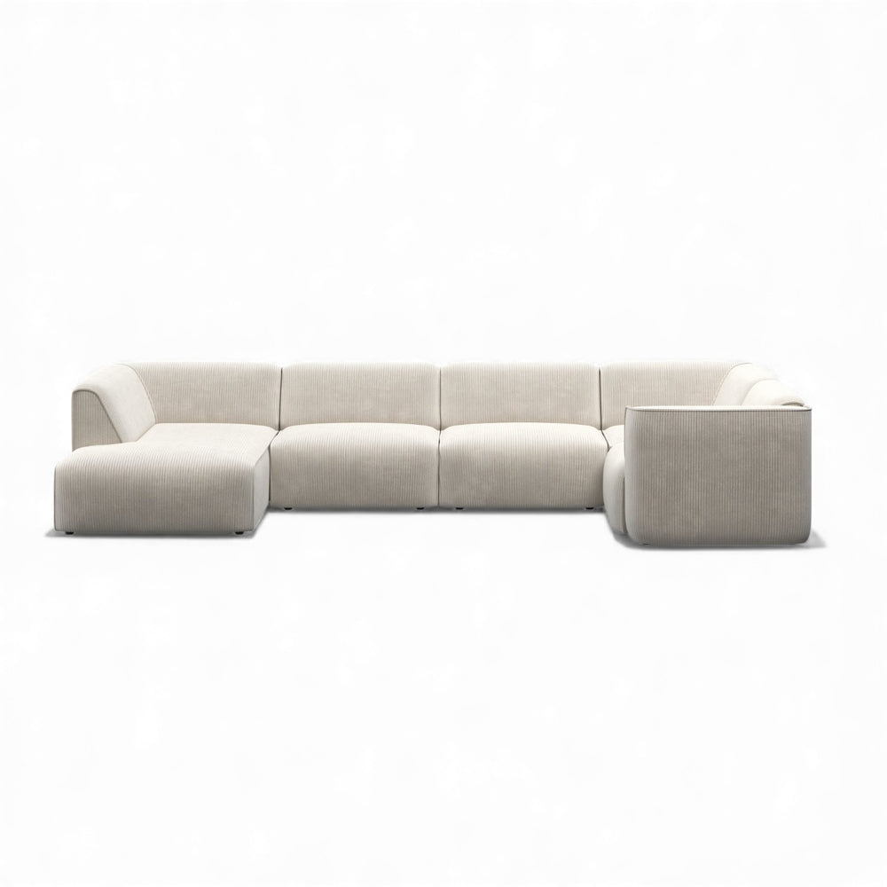 U-form XL sofa MADEA - Poso 100 - Venstrevendt sjeselong