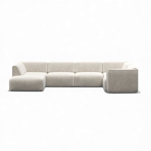U-form XL sofa MADEA - Poso 100 - Venstrevendt sjeselong