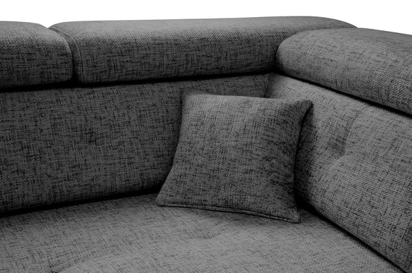 Hjørnesofa ELETRA med elektrisk skyvedel - Imo 55