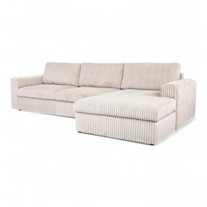 Sofa med sjeselong PERLA - Velo 22