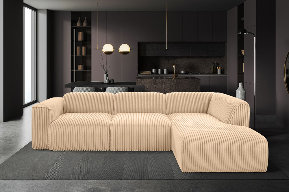 Hjørnesofa MADEA - Velo - Beige
