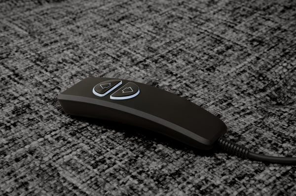 U-sofa ELETRA med elektrisk skyvedel - Imo 55