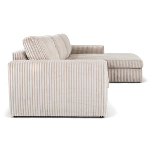 Sofa med sjeselong PERLA - Velo 22