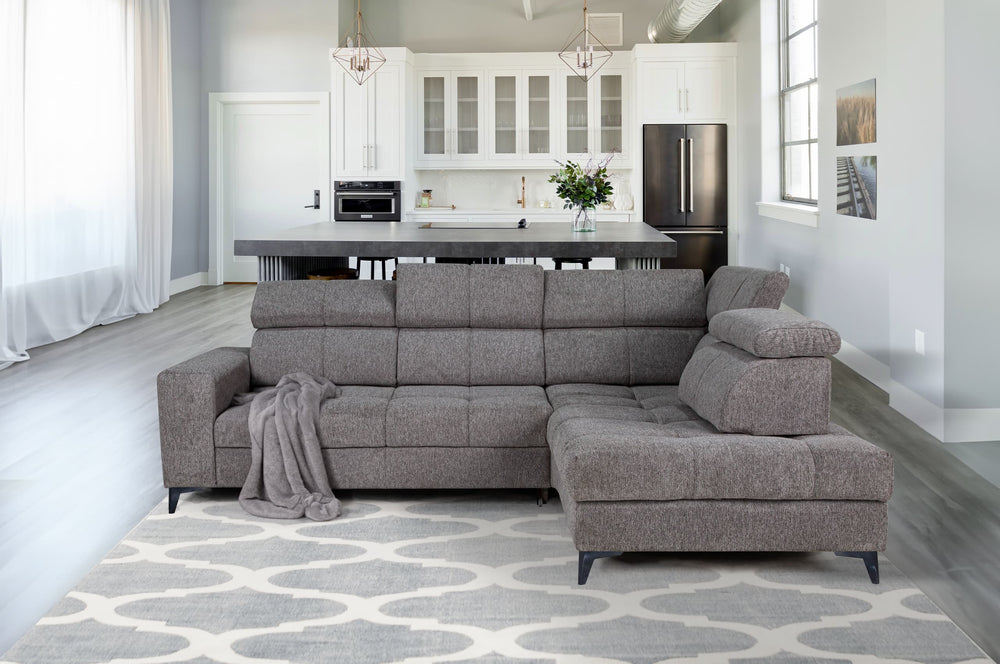 Hjørnesofa SAHARA - Glow 05 - Høyrevendt