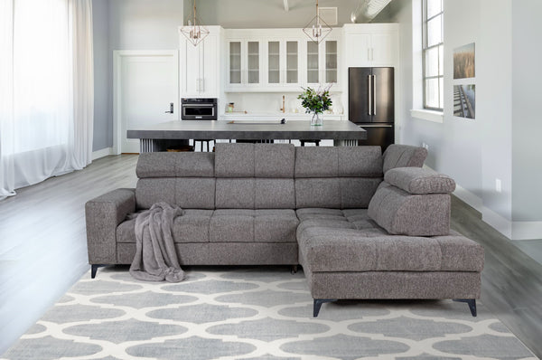 Hjørnesofa SAHARA - Glow 05 - Høyrevendt