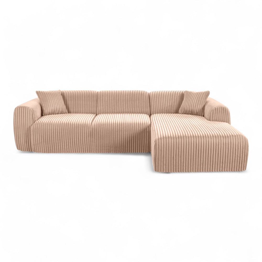 Sofa med sjeselong TAMARA - Velo 30 - Høyrevendt