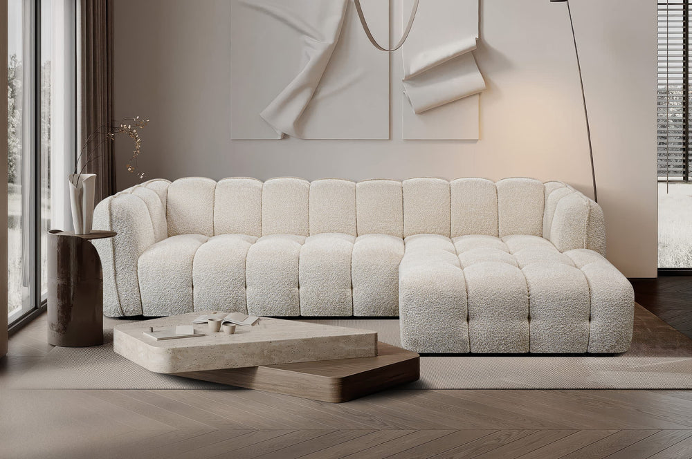 Sofa med sjeselong ELLA - Egon 26