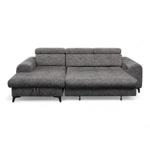 Sofa med sjeselong ELETRA med elektrisk skyvedel - Imo 55