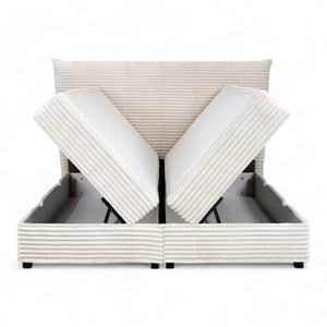 Kontinentalseng PAULA med toppmadrass