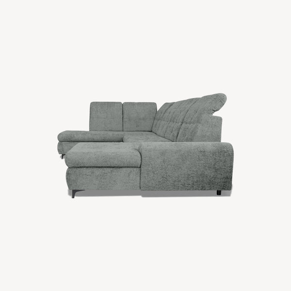 Bella - Venstrevendt U-formet hjørnesovesofa i grå
