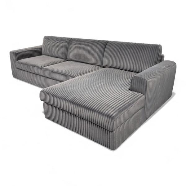 Sofa med sjeselong PERLA - Velo 13