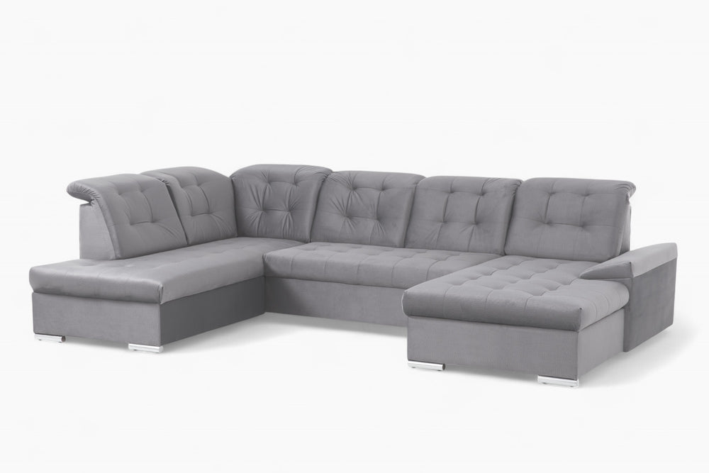 U-sovesofa NEBRASKA - Grå