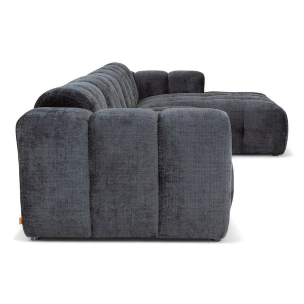 Sofa med sjeselong CLOUD - Marbella 19 - Høyrevendt