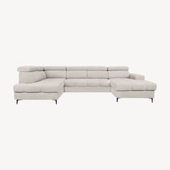 Asti — Venstrevendt hjørnesovesofa i krem boucle
