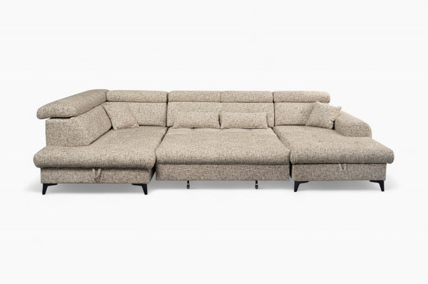 U-sofa ELETRA med elektrisk skyvedel - Imo 10
