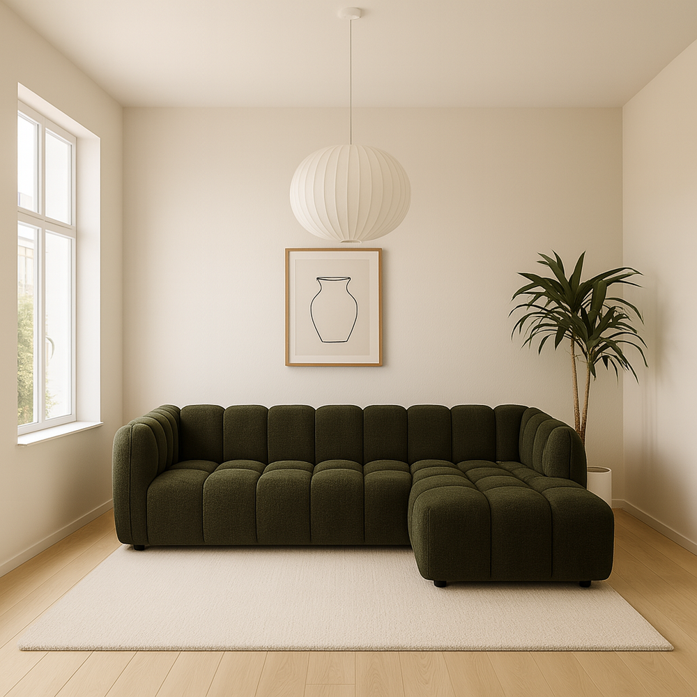 Sofa med sjeselong ELLA - Dress Me 19