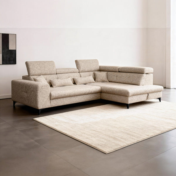 Hjørnesofa ELETRA med elektrisk skyvedel - Imo 10