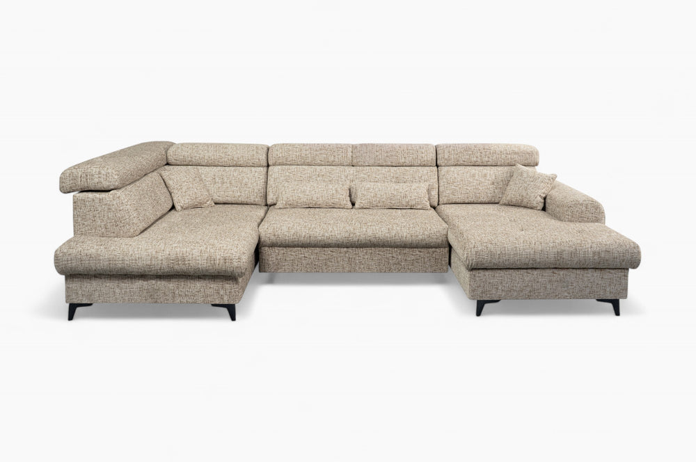 U-sofa ELETRA med elektrisk skyvedel - Imo 10