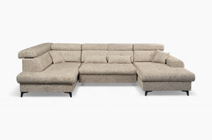 U-sofa ELETRA med elektrisk skyvedel - Imo 10