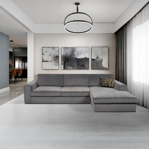 Sofa med sjeselong PERLA - Velo 13