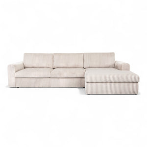 Sofa med sjeselong PERLA - Velo 22