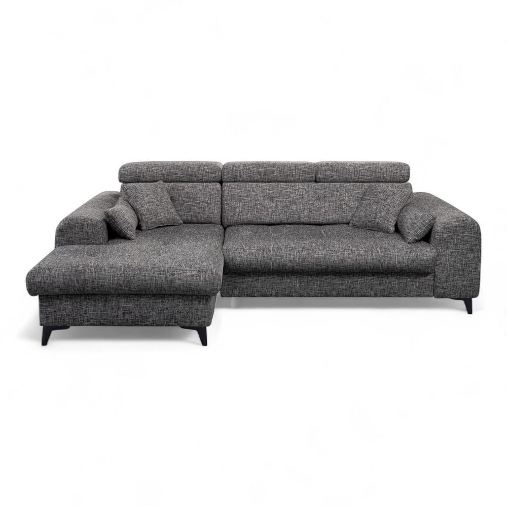 Sofa med sjeselong ELETRA med elektrisk skyvedel - Imo 55